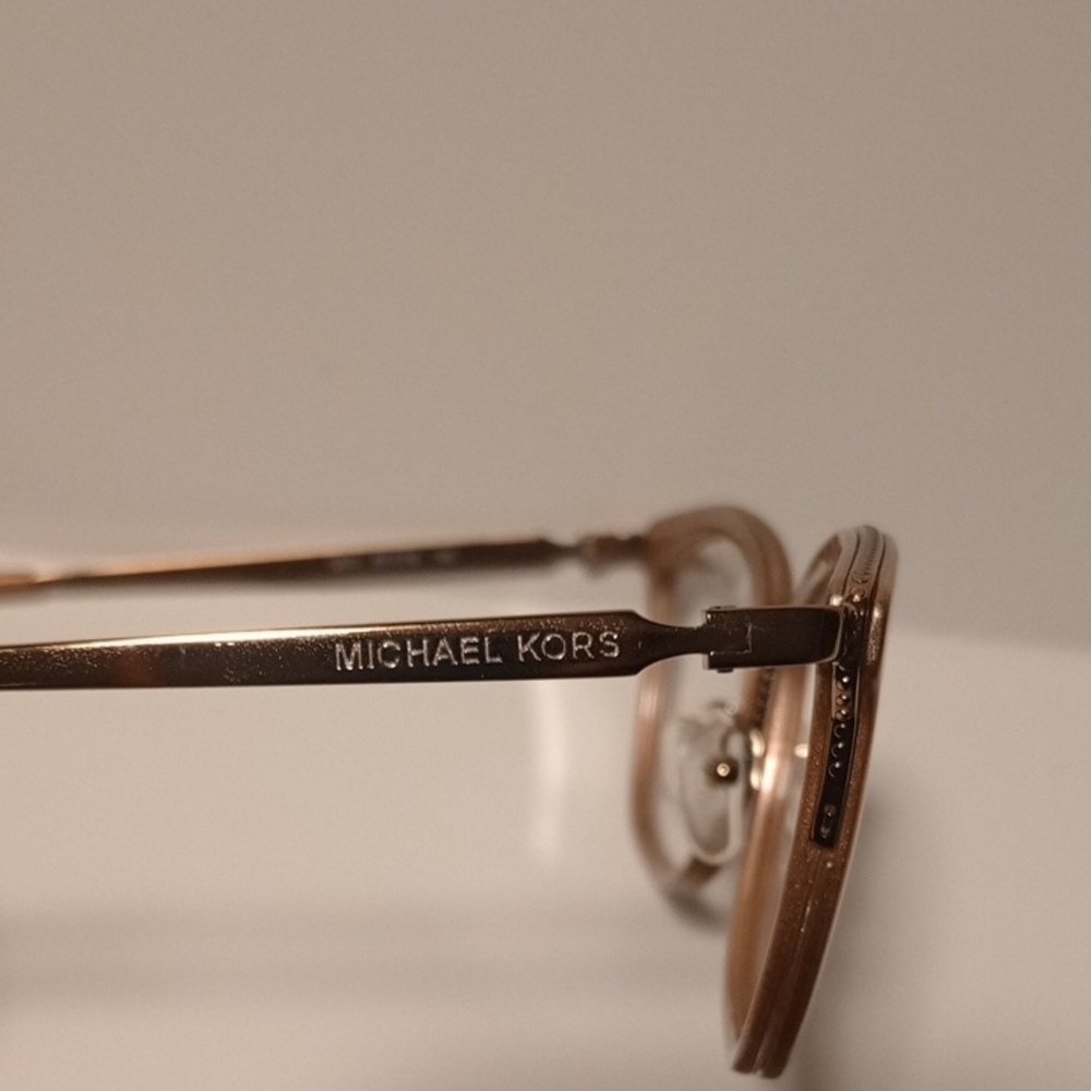 Michael Kors Gold Cat-Eye Glasses - Picture 2 of 5